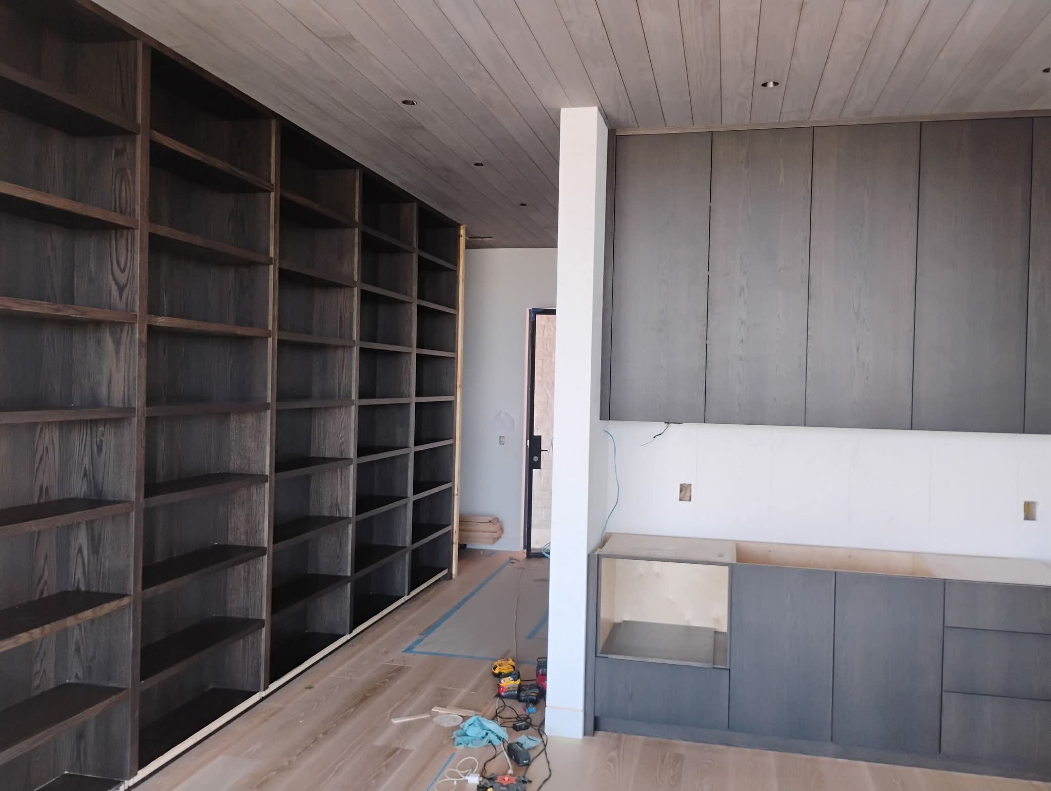 Cabinet installation project