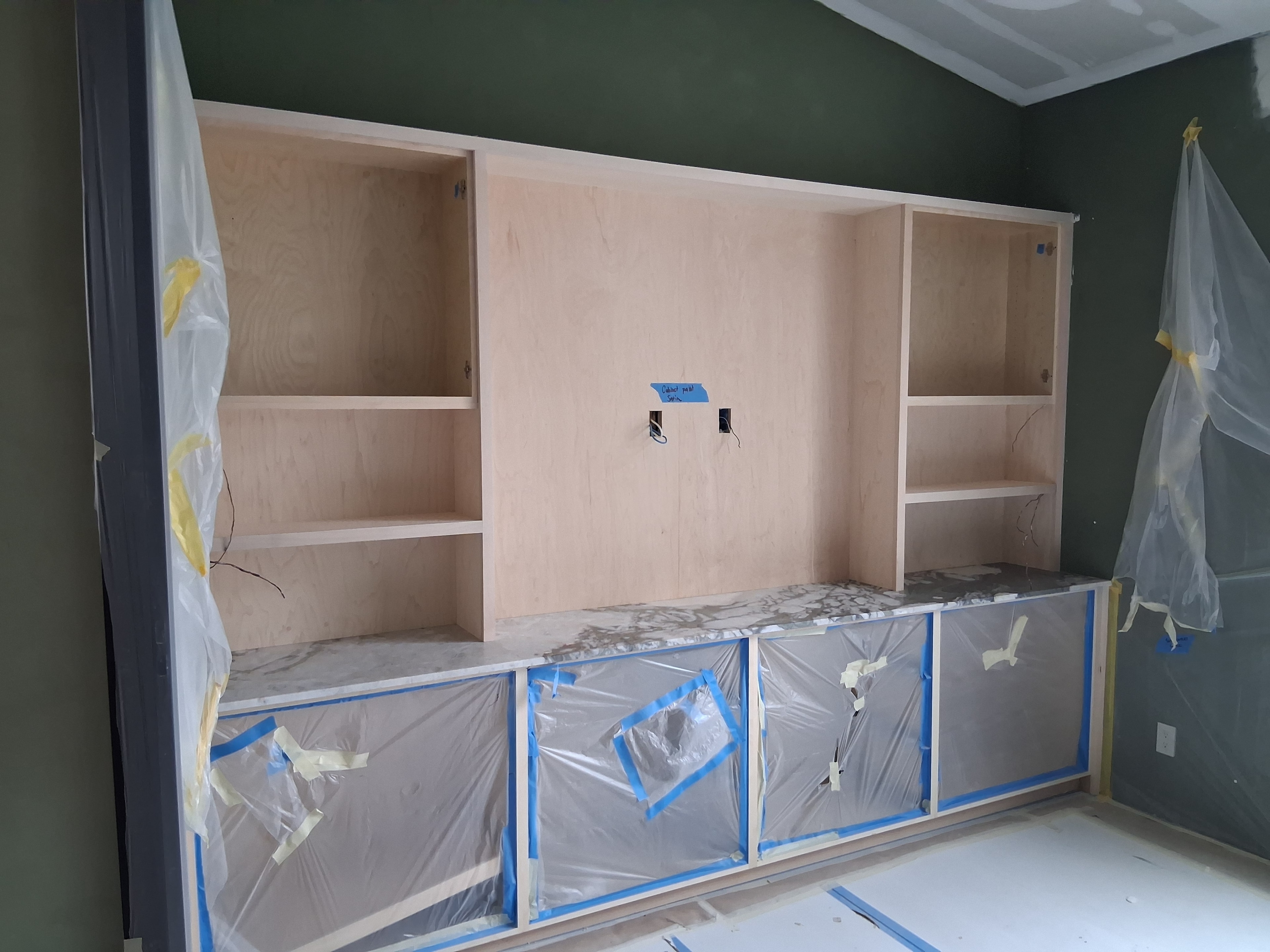 Kitchen cabinet installation